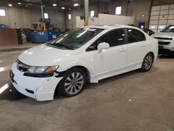 Salvage cars for sale at Blaine, MN auction: 2009 Honda Civic EXL