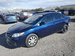 Salvage cars for sale at Las Vegas, NV auction: 2013 Toyota Corolla Base