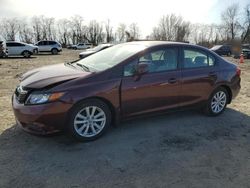 Salvage cars for sale at Baltimore, MD auction: 2012 Honda Civic EX