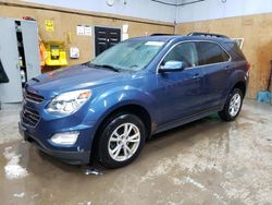 Salvage cars for sale at Kincheloe, MI auction: 2016 Chevrolet Equinox LT