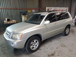 Toyota Highlander salvage cars for sale: 2003 Toyota Highlander