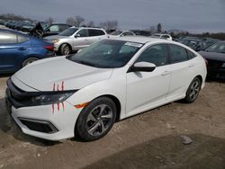 Honda salvage cars for sale: 2019 Honda Civic LX