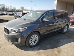 Salvage cars for sale at Fort Wayne, IN auction: 2016 KIA Sedona EX