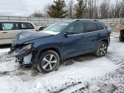 Salvage cars for sale at Davison, MI auction: 2021 Jeep Cherokee Limited