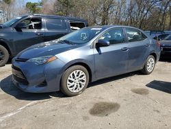 Toyota salvage cars for sale: 2017 Toyota Corolla L