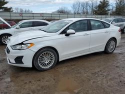 Salvage cars for sale at Davison, MI auction: 2020 Ford Fusion SE