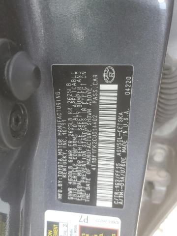 2012 Toyota Camry Base