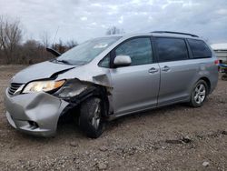 Salvage cars for sale at Columbia Station, OH auction: 2012 Toyota Sienna LE