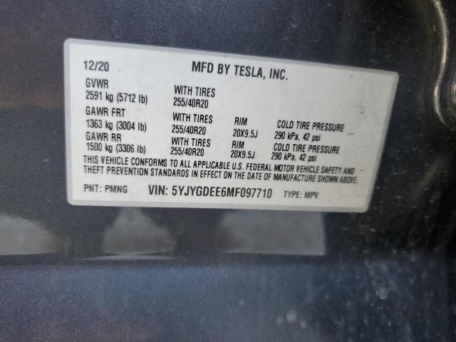 2021 Tesla Model Y