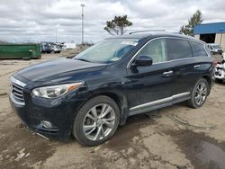 Salvage cars for sale at Woodhaven, MI auction: 2015 Infiniti QX60