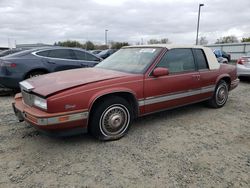 Salvage cars for sale at Sacramento, CA auction: 1986 Cadillac Eldorado