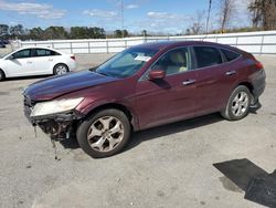 Salvage cars for sale at Dunn, NC auction: 2012 Honda Crosstour EXL