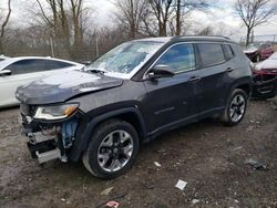 Salvage cars for sale at Cicero, IN auction: 2018 Jeep Compass Limited