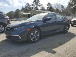 Salvage cars for sale from Copart Savannah, GA: 2020 Honda Civic LX