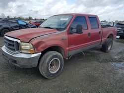 Salvage cars for sale at Antelope, CA auction: 2001 Ford F250 Super Duty