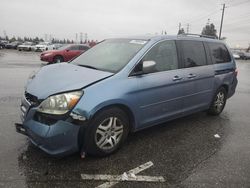 Salvage cars for sale at Rancho Cucamonga, CA auction: 2005 Honda Odyssey EX