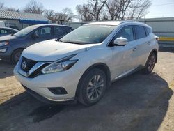 Salvage cars for sale at Wichita, KS auction: 2015 Nissan Murano S