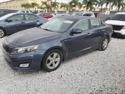 Salvage cars for sale at Opa Locka, FL auction: 2015 KIA Optima LX