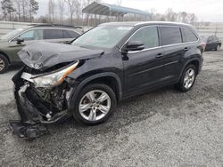 2015 Toyota Highlander Limited en venta en Spartanburg, SC