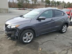 Salvage cars for sale at Exeter, RI auction: 2016 Honda HR-V EX