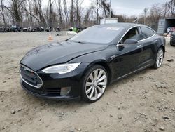 Salvage cars for sale at Baltimore, MD auction: 2013 Tesla Model S