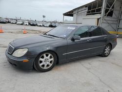 Salvage cars for sale at Corpus Christi, TX auction: 2001 Mercedes-Benz S 430