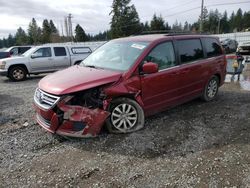 Salvage cars for sale at Graham, WA auction: 2012 Volkswagen Routan SE