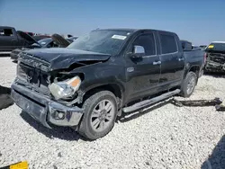 Salvage trucks for sale at Taylor, TX auction: 2016 Toyota Tundra Crewmax 1794