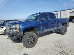 Salvage cars for sale at Kansas City, KS auction: 2015 Chevrolet Silverado K1500 LT