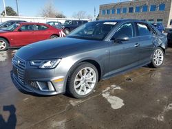 Salvage cars for sale at Littleton, CO auction: 2019 Audi A4 Premium Plus