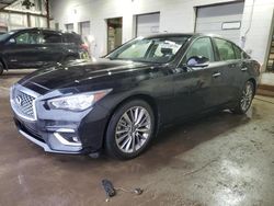 Salvage cars for sale at Chicago Heights, IL auction: 2023 Infiniti Q50 Luxe