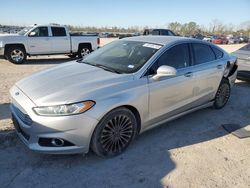 Salvage cars for sale at Houston, TX auction: 2014 Ford Fusion Titanium