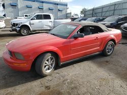 Salvage cars for sale at Albuquerque, NM auction: 2005 Ford Mustang