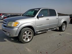 Salvage cars for sale at Grand Prairie, TX auction: 2004 Toyota Tundra Double Cab SR5