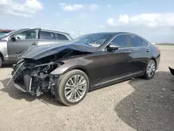 Salvage cars for sale at Houston, TX auction: 2017 Genesis G80 Base