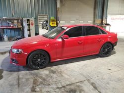 Salvage cars for sale at Eldridge, IA auction: 2015 Audi A4 Premium Plus