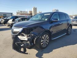 Salvage cars for sale at New Orleans, LA auction: 2015 Acura MDX Technology