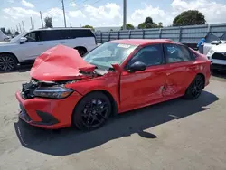 Salvage cars for sale at Miami, FL auction: 2024 Honda Civic Sport