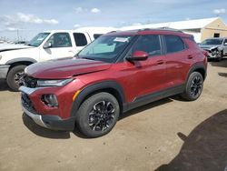 Salvage cars for sale at Brighton, CO auction: 2022 Chevrolet Trailblazer LT