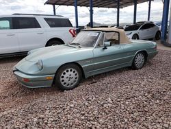 Salvage cars for sale at Phoenix, AZ auction: 1986 Alfa Romeo Veloce 2000 Spider