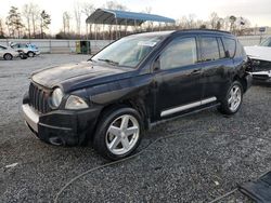 Salvage cars for sale at Spartanburg, SC auction: 2007 Jeep Compass Limited