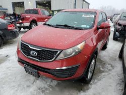 Salvage cars for sale at Central Square, NY auction: 2013 KIA Sportage Base