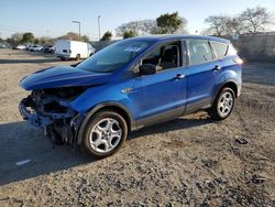 Salvage cars for sale at San Diego, CA auction: 2019 Ford Escape S