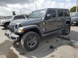 Jeep Wrangler Unlimited Sport salvage cars for sale: 2020 Jeep Wrangler Unlimited Sport