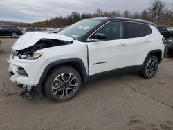 Salvage cars for sale at Brookhaven, NY auction: 2022 Jeep Compass Limited