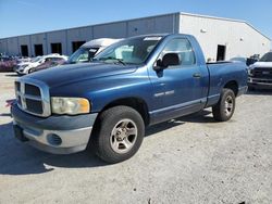 Salvage cars for sale at Jacksonville, FL auction: 2003 Dodge RAM 1500 ST