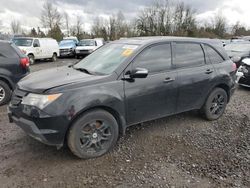 Acura salvage cars for sale: 2009 Acura MDX Technology