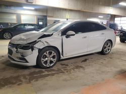 Salvage cars for sale at Indianapolis, IN auction: 2017 Chevrolet Cruze Premier