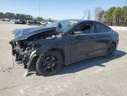 Salvage cars for sale at Dunn, NC auction: 2016 Ford Fusion SE