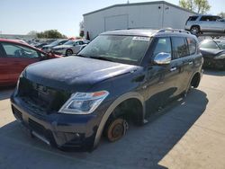 Salvage cars for sale at Sacramento, CA auction: 2019 Nissan Armada SV